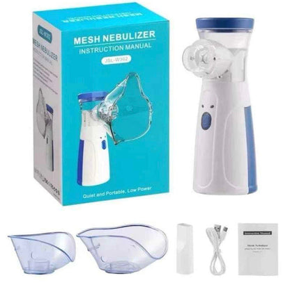 🌬️ Portable Mesh Nebulizer Machine | Silent Rechargeable Nebuliser for Kids & Adults | Fast Relief Anytime, Anywhere