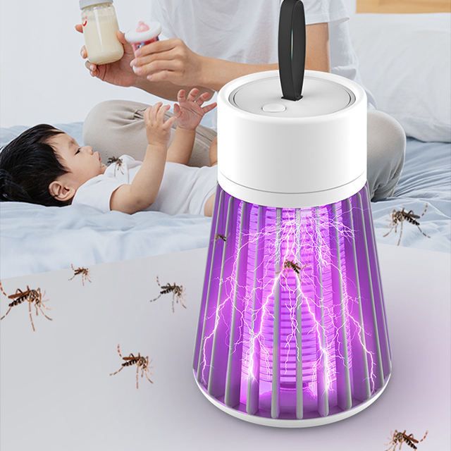 Mosquito Killer Lamp Pro™ – USB Rechargeable UV Light Mosquito Trap | Silent Indoor Bug Zapper for Bedroom, Home & Office
