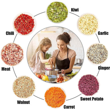 🥗🔥 1100ML Manual Push Vegetable Chopper – Fast, Easy &amp; Effortless Kitchen Helper! 🔥🥗